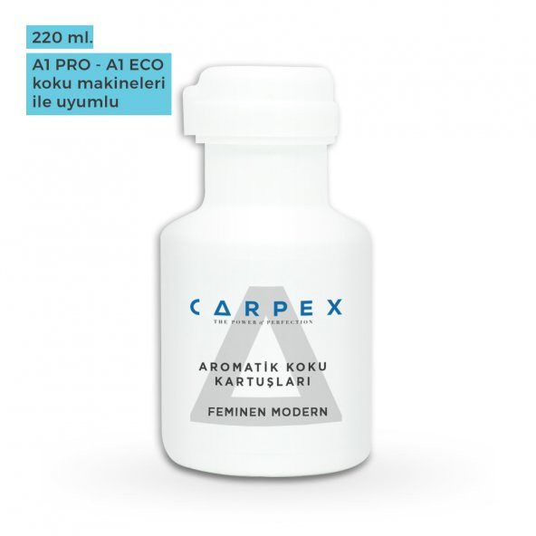 Carpex 220 Ml. A1 Koku Makinesi Aromatik Koku Kartuşu Feminen Modern