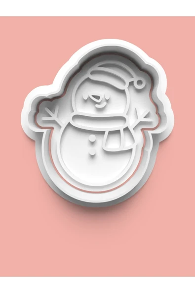 Kardan Adam Kurabiye Kalıbı Ve Şeker Hamuru Kalıbı ürün görseli