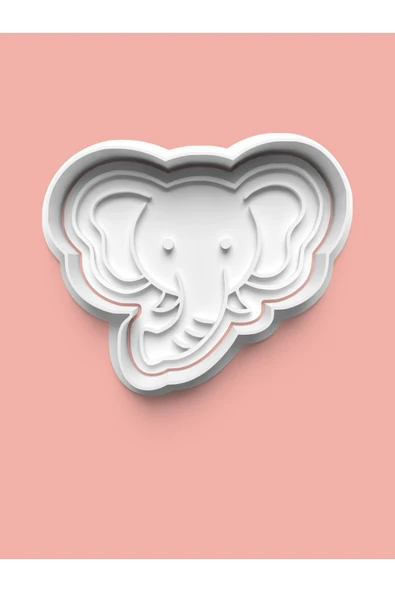 Fil Suratı Kurabiye Kalıbı Ve Şeker Hamuru Kalıbı ürün görseli