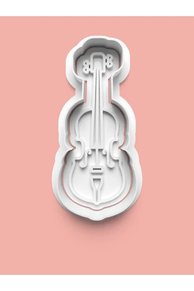 Keman Figürü Kurabiye Kalıbı Ve Şeker Hamuru Kalıbı ürün görseli