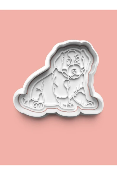 Bernese Mountain Köpek Figürü Kurabiye Kalıbı Ve Şeker Hamuru Kalıbı ürün görseli