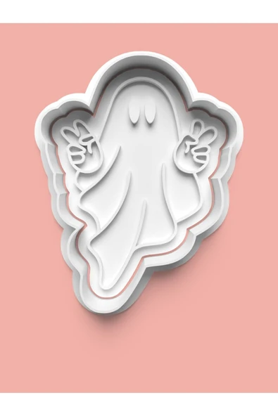 Hayalet Figürü Kurabiye Kalıbı Ve Şeker Hamuru Kalıbı ürün görseli