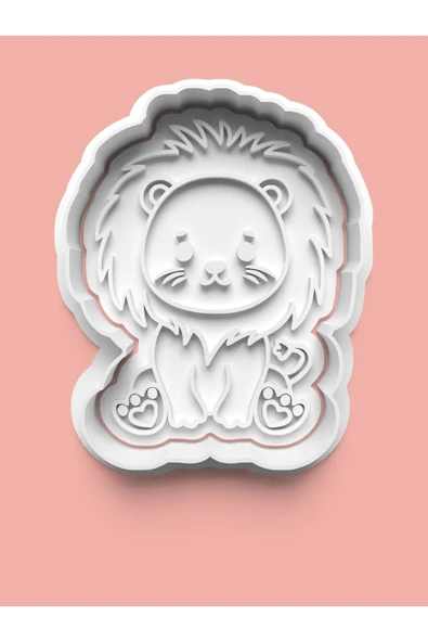 Yavru Aslan Kurabiye Kalıbı Ve Şeker Hamuru Kalıbı ürün görseli