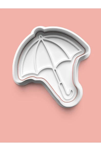 Şemsiye Figürü Kurabiye Kalıbı Ve Şeker Hamuru Kalıbı ürün görseli