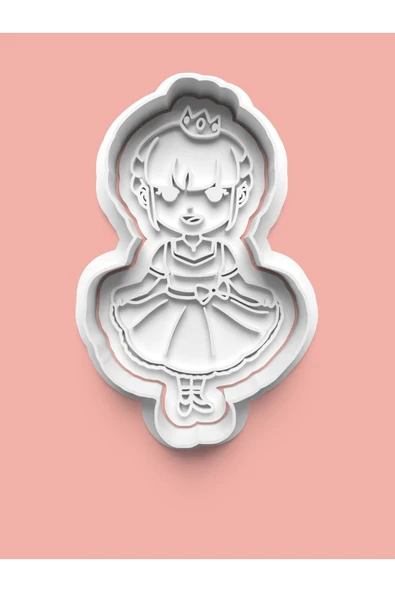 Küçük Prenses Kurabiye Kalıbı Ve Şeker Hamuru Kalıbı ürün görseli