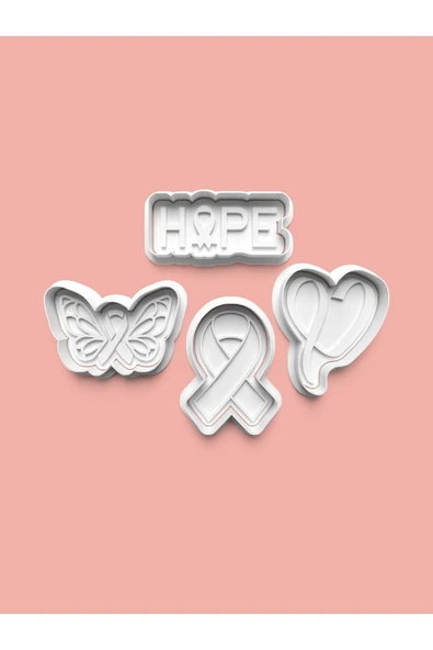 Teması Kurabiye Kalıbı Ve Şeker Hamuru Kalıbı 4'lü Set ürün görseli