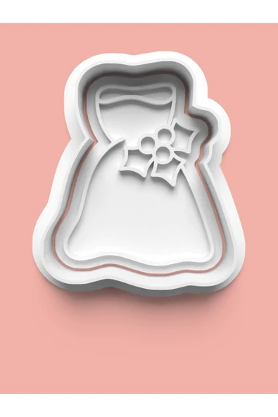 Elbise Kurabiye Kalıbı Ve Şeker Hamuru Kalıbı ürün görseli