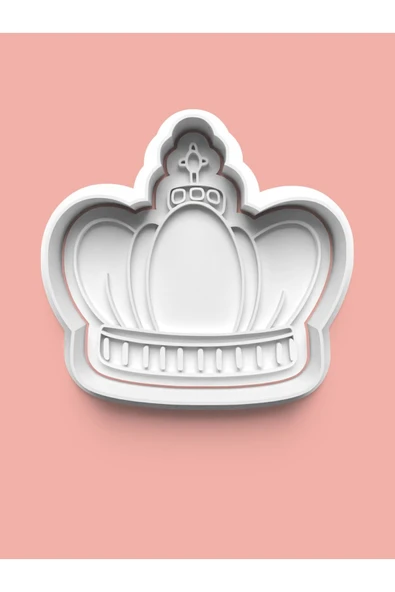 Kraliçe Tacı Kurabiye Kalıbı Ve Şeker Hamuru Kalıbı ürün görseli