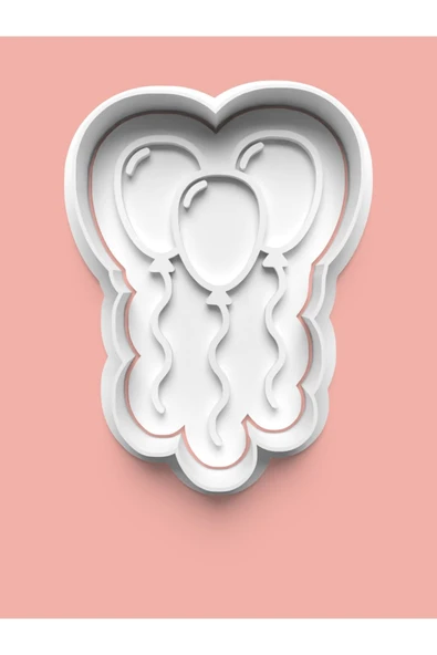 Balon Kurabiye Kalıbı Ve Şeker Hamuru Kalıbı ürün görseli