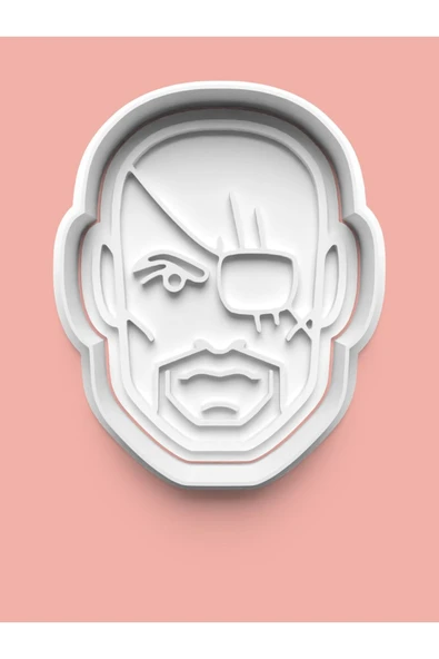 Nick Fury Figürü Kurabiye Kalıbı Ve Şeker Hamuru Kalıbı ürün görseli