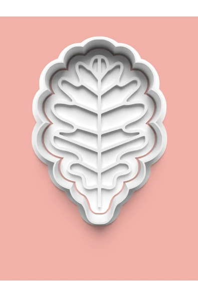 Yaprak Figürü Kurabiye Kalıbı Ve Şeker Hamuru Kalıbı ürün görseli