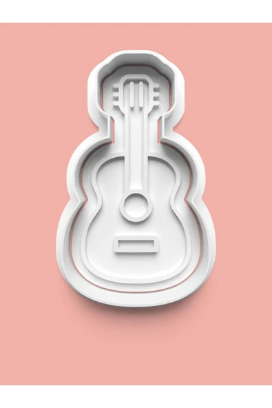 Gitar Figürü Kurabiye Kalıbı Ve Şeker Hamuru Kalıbı ürün görseli