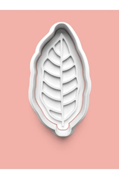 Yaprak Figürü Kurabiye Kalıbı Ve Şeker Hamuru Kalıbı ürün görseli