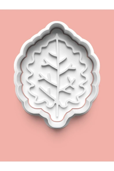 Yaprak Figürü Kurabiye Kalıbı Ve Şeker Hamuru Kalıbı ürün görseli