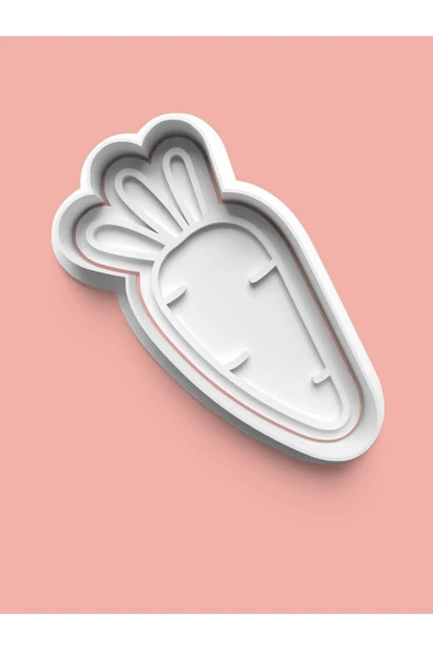 Havuç Figürü Kurabiye Kalıbı Ve Şeker Hamuru Kalıbı ürün görseli