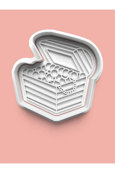 Hazine Figürü Kurabiye Kalıbı Ve Şeker Hamuru Kalıbı ürün görseli