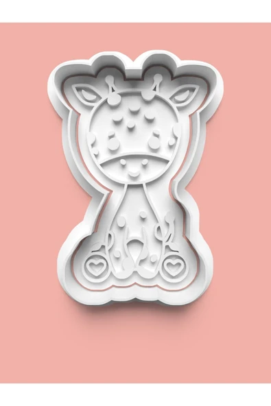 Yavru Zurafa Kurabiye Kalıbı Ve Şeker Hamuru Kalıbı ürün görseli