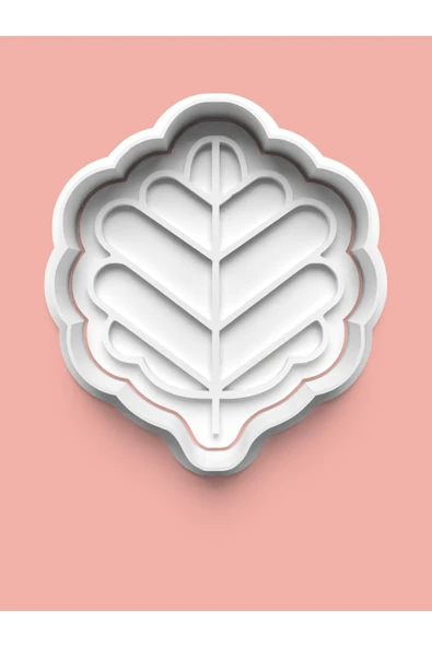 Yaprak Figürü Kurabiye Kalıbı Ve Şeker Hamuru Kalıbı ürün görseli