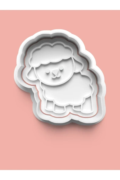 Kuzu Figürü Kurabiye Kalıbı Ve Şeker Hamuru Kalıbı ürün görseli