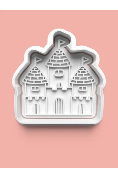 Peri Masalları Şato Kurabiye Kalıbı Ve Şeker Hamuru Kalıbı ürün görseli