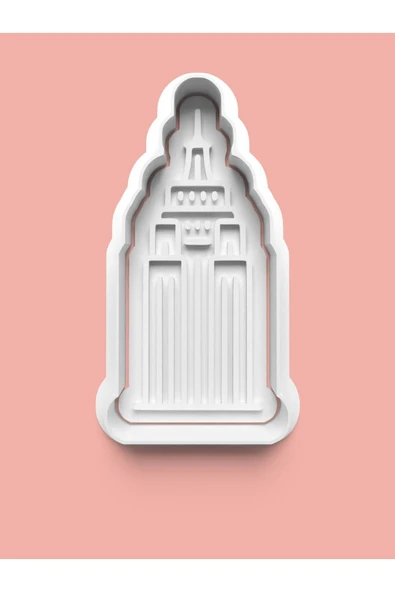Empire State Binası Kurabiye Kalıbı Ve Şeker Hamuru Kalıbı