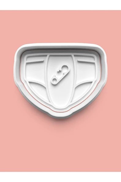 Bebek Bezi Kurabiye Kalıbı Ve Şeker Hamuru Kalıbı ürün görseli 1