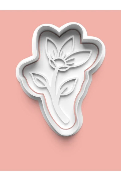 Bahar Çiçeği 6.model Kurabiye Kalıbı Ve Şeker Hamuru Kalıbı ürün görseli