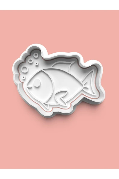Balık Figürü Kurabiye Kalıbı Ve Şeker Hamuru Kalıbı ürün görseli