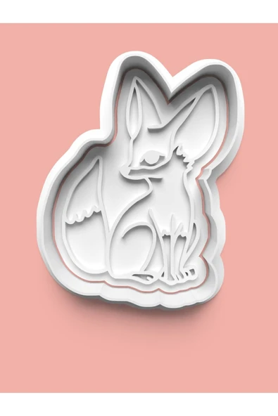 Tilki Figürü Kurabiye Kalıbı Ve Şeker Hamuru Kalıbı ürün görseli 1