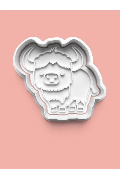 Tibet Öküzü Figürü Kurabiye Kalıbı Ve Şeker Hamuru Kalıbı ürün görseli