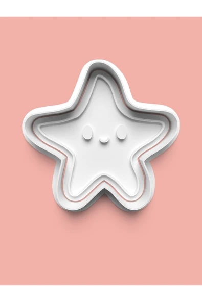 Deniz Yıldızı Figürü Kurabiye Kalıbı Ve Şeker Hamuru Kalıbı ürün görseli