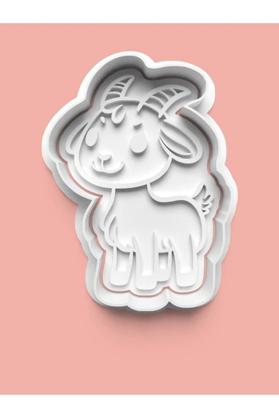 Keçi Figürü Kurabiye Kalıbı Ve Şeker Hamuru Kalıbı ürün görseli