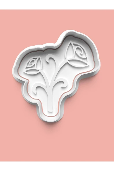 Bahar Çiçeği 5.model Kurabiye Kalıbı Ve Şeker Hamuru Kalıbı ürün görseli