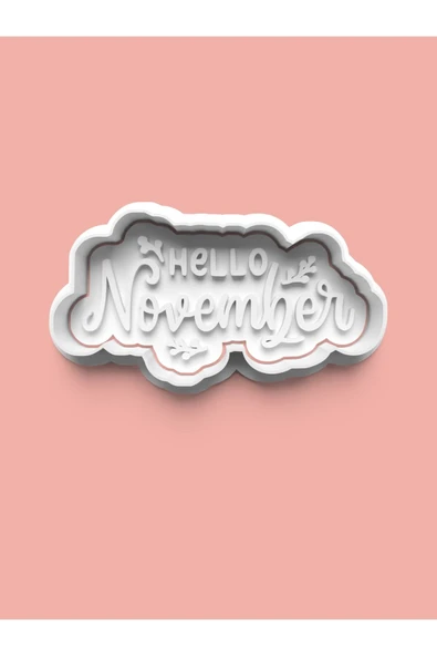 November Kurabiye Kalıbı Ve Şeker Hamuru Kalıbı ürün görseli