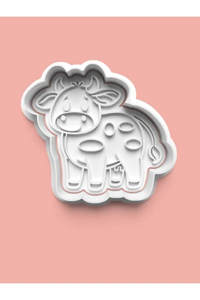 İnek Figürü Kurabiye Kalıbı Ve Şeker Hamuru Kalıbı ürün görseli