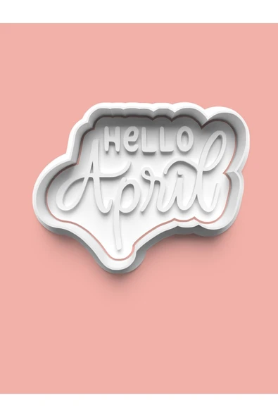 April Kurabiye Kalıbı Ve Şeker Hamuru Kalıbı ürün görseli