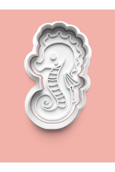 Deniz Atı Figürü Kurabiye Kalıbı Ve Şeker Hamuru Kalıbı ürün görseli