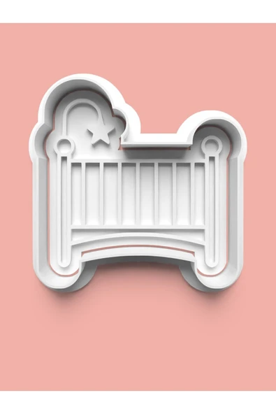 Bebek Yatağı Kurabiye Kalıbı Ve Şeker Hamuru Kalıbı ürün görseli