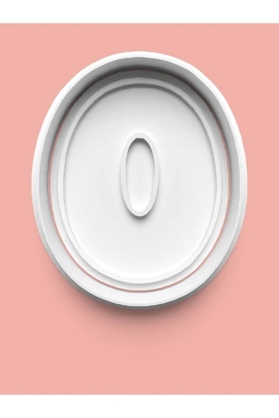 0 Numara Kurabiye Kalıbı Ve Şeker Hamuru Kalıbı - Sıfır Rakamı ürün görseli