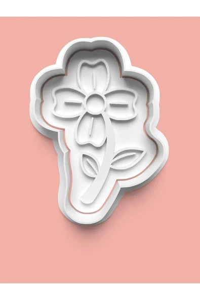 Bahar Çiçeği 2.model Kurabiye Kalıbı Ve Şeker Hamuru Kalıbı ürün görseli