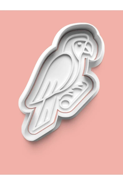 Korsan Teması Papağan Kurabiye Kalıbı Ve Şeker Hamuru Kalıbı ürün görseli