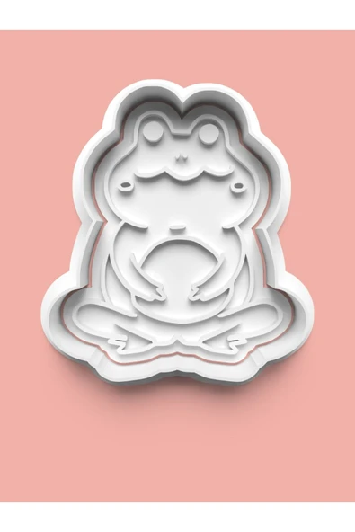 Kurbağa Figürü Kurabiye Kalıbı Ve Şeker Hamuru Kalıbı ürün görseli