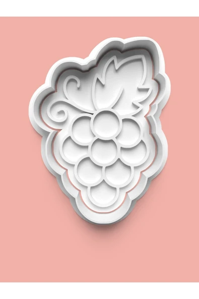 Üzüm Figürü Kurabiye Kalıbı Ve Şeker Hamuru Kalıbı ürün görseli