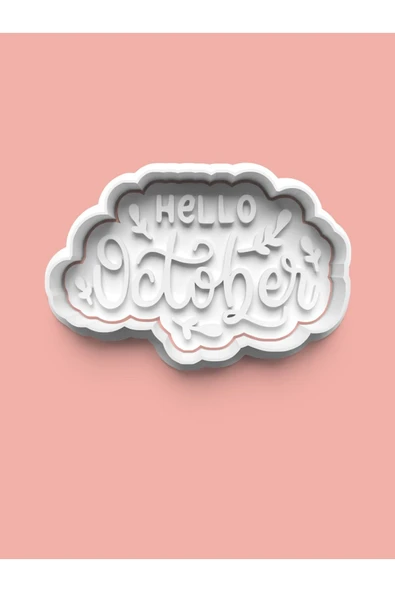 October Kurabiye Kalıbı Ve Şeker Hamuru Kalıbı ürün görseli