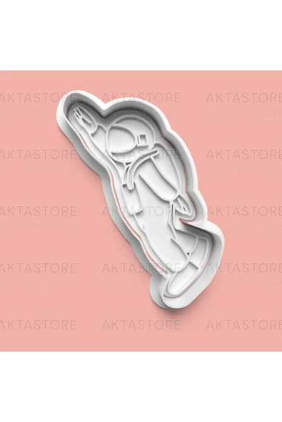 Astronot Figürü Kurabiye Kalıbı Ve Şeker Hamuru Kalıbı ürün görseli