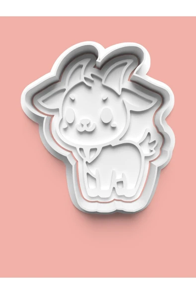 Minik Keçi Kurabiye Kalıbı Ve Şeker Hamuru Kalıbı ürün görseli