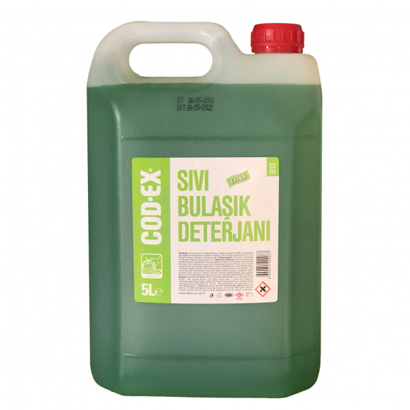 COD-EX Sıvı Bulaşık Deterjanı Exstra - 5 Litre