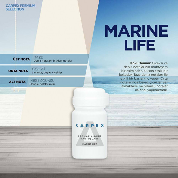 125 ml. E2 Power Koku Makinesi Aromatik Koku Kartuşu Marine Life