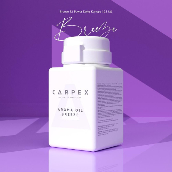 125 Ml. E2 Power Koku Makinesi Aromatik Koku Kartuşu Breeze