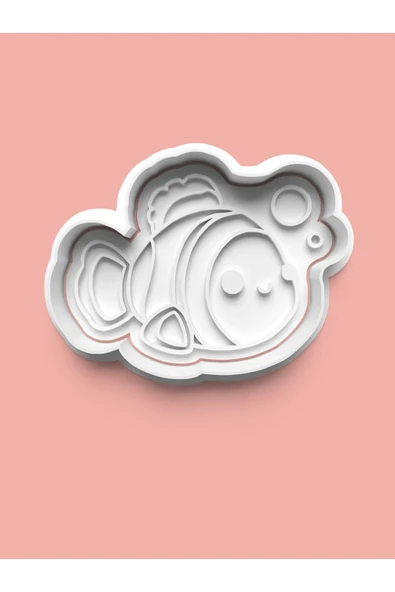 Balık Figürü Kurabiye Kalıbı Ve Şeker Hamuru Kalıbı ürün görseli